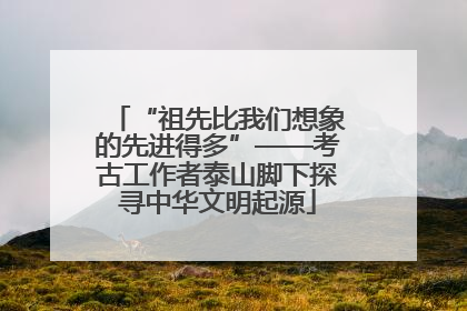 “祖先比我们想象的先进得多”——考古工作者泰山脚下探寻中华文明起源