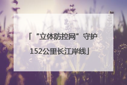 “立体防控网”守护152公里长江岸线