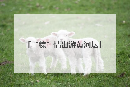 “粽”情出游黄河坛