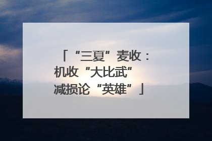 “三夏”麦收：机收“大比武” 减损论“英雄”