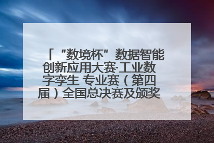 “数境杯”数据智能创新应用大赛·工业数字孪生 专业赛（第四届）全国总决赛及颁奖典礼成功举办
