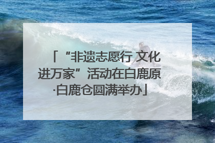 “非遗志愿行 文化进万家”活动在白鹿原·白鹿仓圆满举办