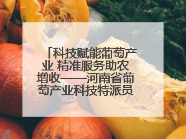 科技赋能葡萄产业 精准服务助农增收——河南省葡萄产业科技特派员服务团太康县科技服务纪实