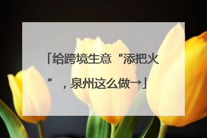 给跨境生意“添把火”，泉州这么做→