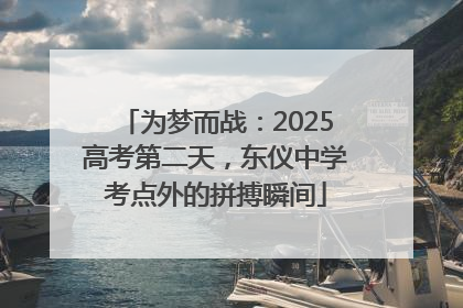 为梦而战：2025高考第二天，东仪中学考点外的拼搏瞬间