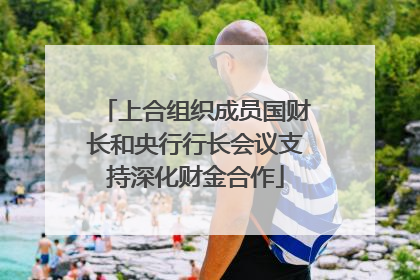 上合组织成员国财长和央行行长会议支持深化财金合作
