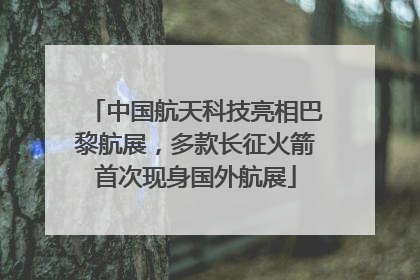中国航天科技亮相巴黎航展，多款长征火箭首次现身国外航展