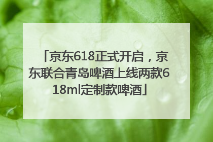 京东618正式开启，京东联合青岛啤酒上线两款618ml定制款啤酒