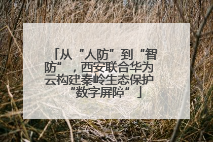 从“人防”到“智防”，西安联合华为云构建秦岭生态保护“数字屏障”