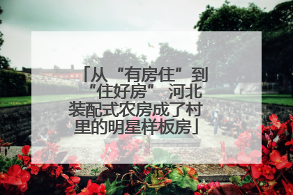 从“有房住”到“住好房” 河北装配式农房成了村里的明星样板房