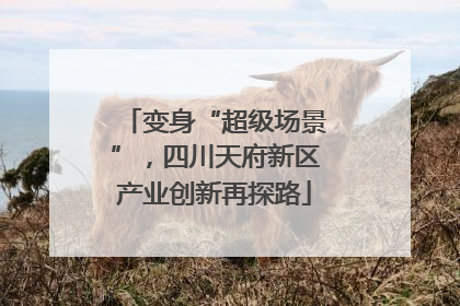 变身“超级场景”，四川天府新区产业创新再探路