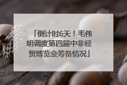 倒计时6天！毛伟明调度第四届中非经贸博览会筹备情况