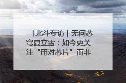 北斗专访｜无问芯穹夏立雪：如今更关注“用对芯片”而非“用贵芯片”