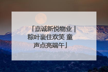 嘉诚新悦物业｜粽叶裹住欢笑 童声点亮端午
