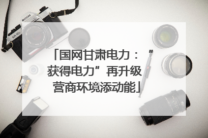 国网甘肃电力：“获得电力”再升级 营商环境添动能
