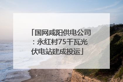 国网咸阳供电公司：永红村75千瓦光伏电站建成投运