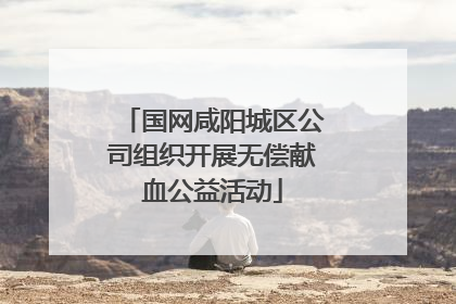 国网咸阳城区公司组织开展无偿献血公益活动