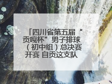 四川省第五届“贡嘎杯”男子排球（初中组）总决赛开赛 自贡这支队伍打进半决赛