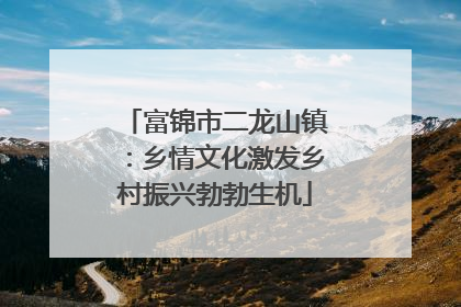 富锦市二龙山镇：乡情文化激发乡村振兴勃勃生机