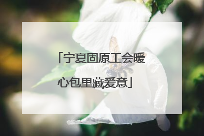 宁夏固原工会暖心包里藏爱意