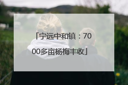 宁远中和镇：7000多亩杨梅丰收