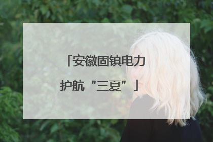 安徽固镇电力护航“三夏”