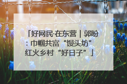 好网民·在东营｜郭盼：巾帼共富“馒头坊” 红火乡村“好日子”