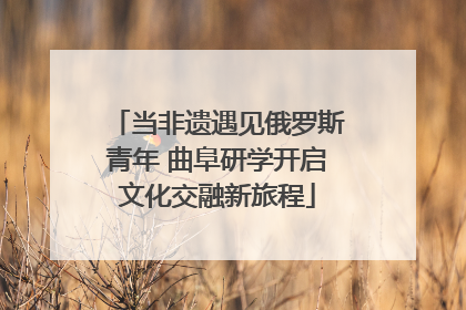 当非遗遇见俄罗斯青年 曲阜研学开启文化交融新旅程