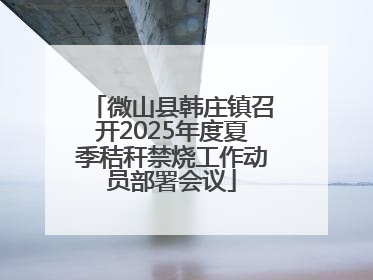 微山县韩庄镇召开2025年度夏季秸秆禁烧工作动员部署会议