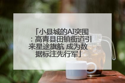 小县城的AI突围：高青县田镇街道引来星途旗航 成为数据标注先行军
