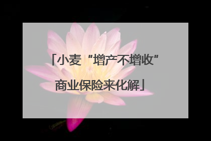 小麦“增产不增收” 商业保险来化解