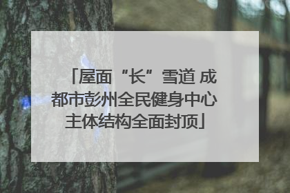 屋面“长”雪道 成都市彭州全民健身中心主体结构全面封顶