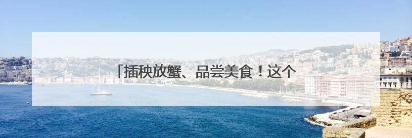 插秧放蟹、品尝美食！这个周末，吉报小记者有点忙