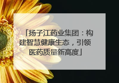扬子江药业集团：构建智慧健康生态，引领医药质量新高度