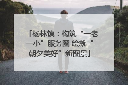 杨林镇：构筑“一老一小”服务圈 绘就“朝夕美好”新图景