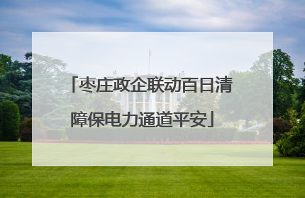 枣庄政企联动百日清障保电力通道平安