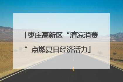 枣庄高新区“清凉消费”点燃夏日经济活力