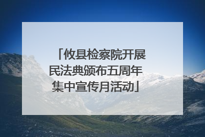 攸县检察院开展民法典颁布五周年集中宣传月活动