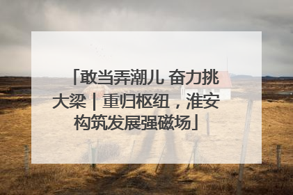 敢当弄潮儿 奋力挑大梁｜重归枢纽，淮安构筑发展强磁场