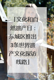 文化和自然遗产日：东城区推出3条世界遗产文化探访线路