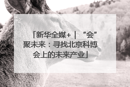 新华全媒+｜“会”聚未来：寻找北京科博会上的未来产业