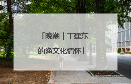 晚潮｜丁建东的渔文化情怀