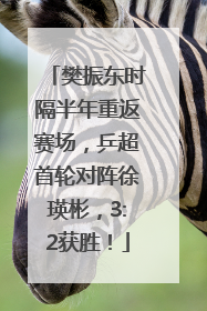 樊振东时隔半年重返赛场，乒超首轮对阵徐瑛彬，3:2获胜！