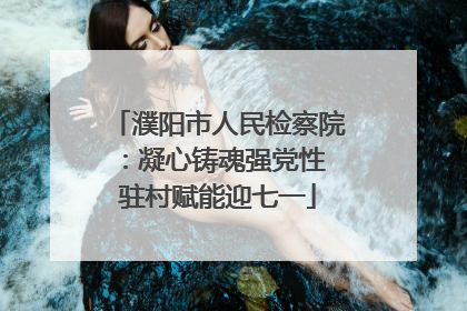 濮阳市人民检察院：凝心铸魂强党性 驻村赋能迎七一