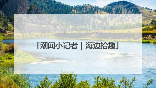 潮闻小记者｜海边拾趣