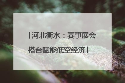 河北衡水：赛事展会搭台赋能低空经济