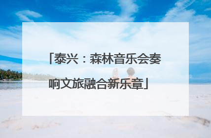 泰兴：森林音乐会奏响文旅融合新乐章