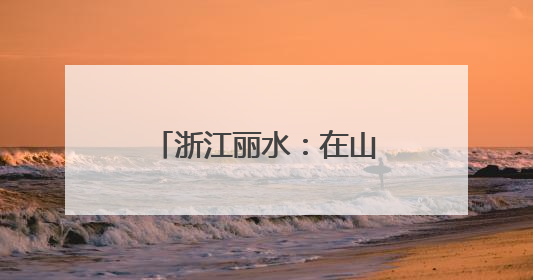 浙江丽水：在山高路远处探寻乡村“最优解”