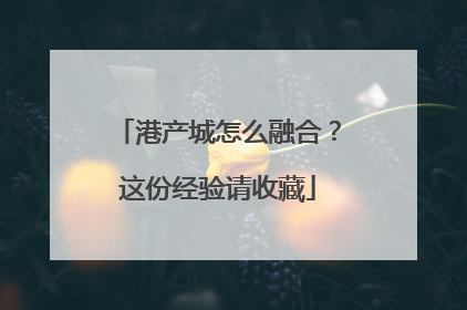 港产城怎么融合？这份经验请收藏