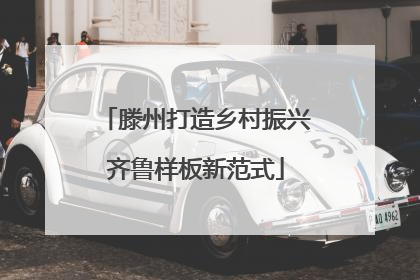 滕州打造乡村振兴齐鲁样板新范式
